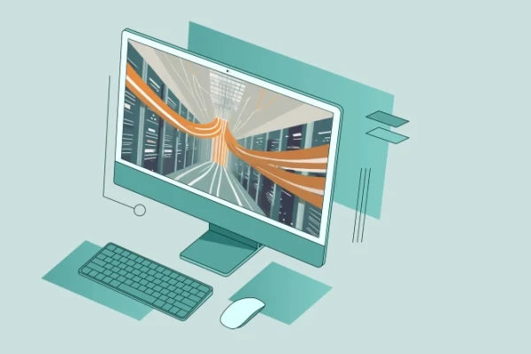 Banner Blogbeitrag SAP S/4HANA Vorprojekt; Ein Laptop vor gr&uuml;nem Hintergrund mit einigen KI-generierten Elementen auf dem Display | SPIRIT/21