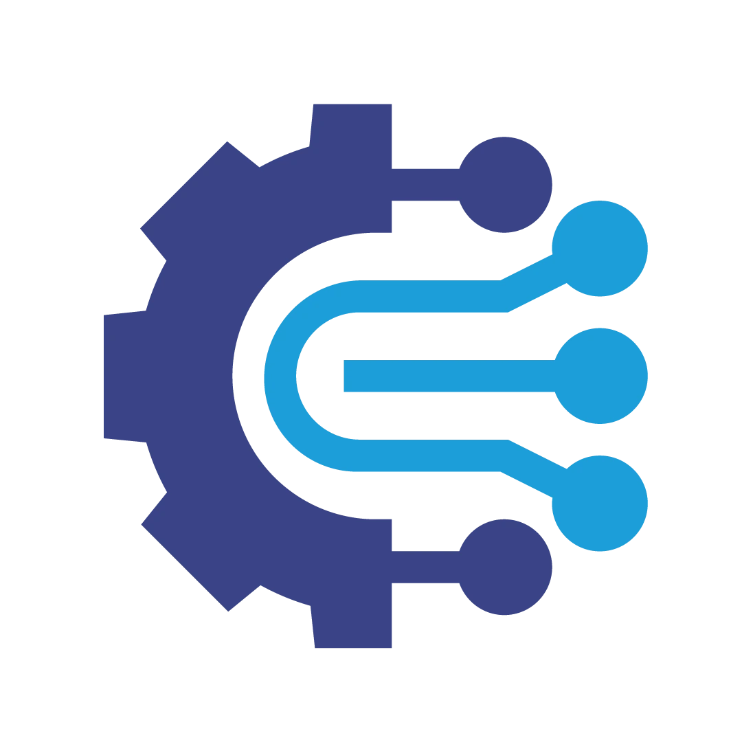 Icon Prozessdigitalisierung. Farbe: hell- und dunkelblau | SPIRIT/21