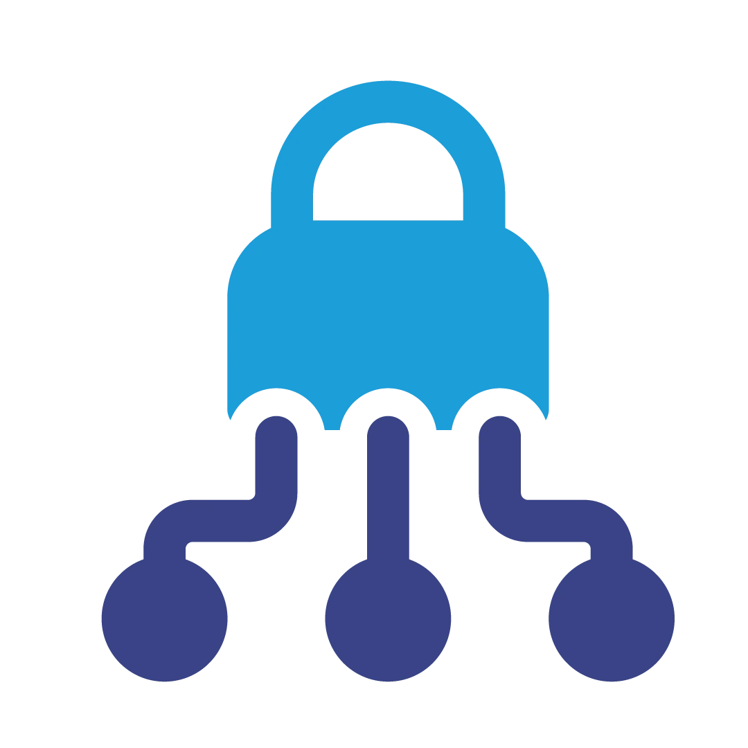 Icon Rechskonformit&auml;t. Farbe: hell- und dunkelblau | SPIRIT/21