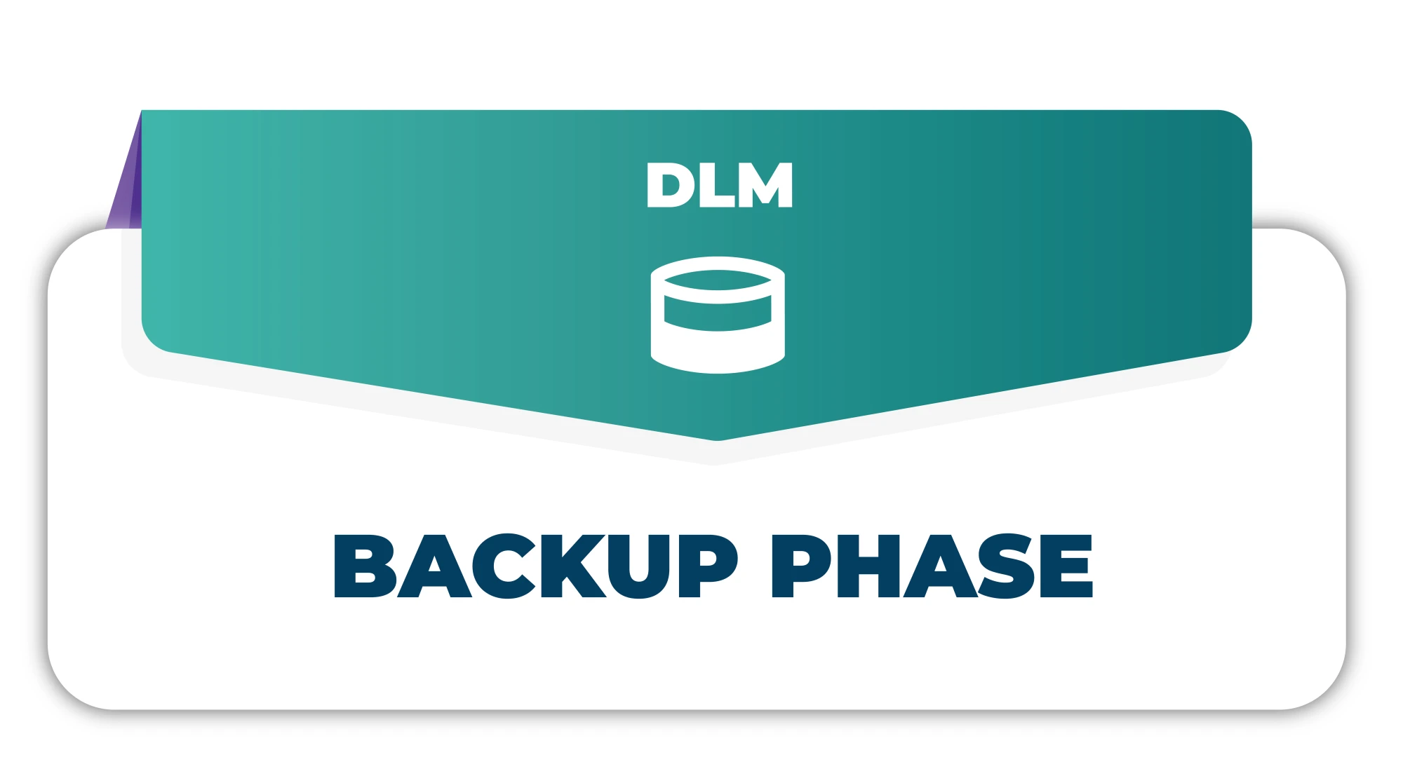 Ein Icon, welches die Backup-Phase des Data Lifecycle Managements zeigt | SPIRIT/21