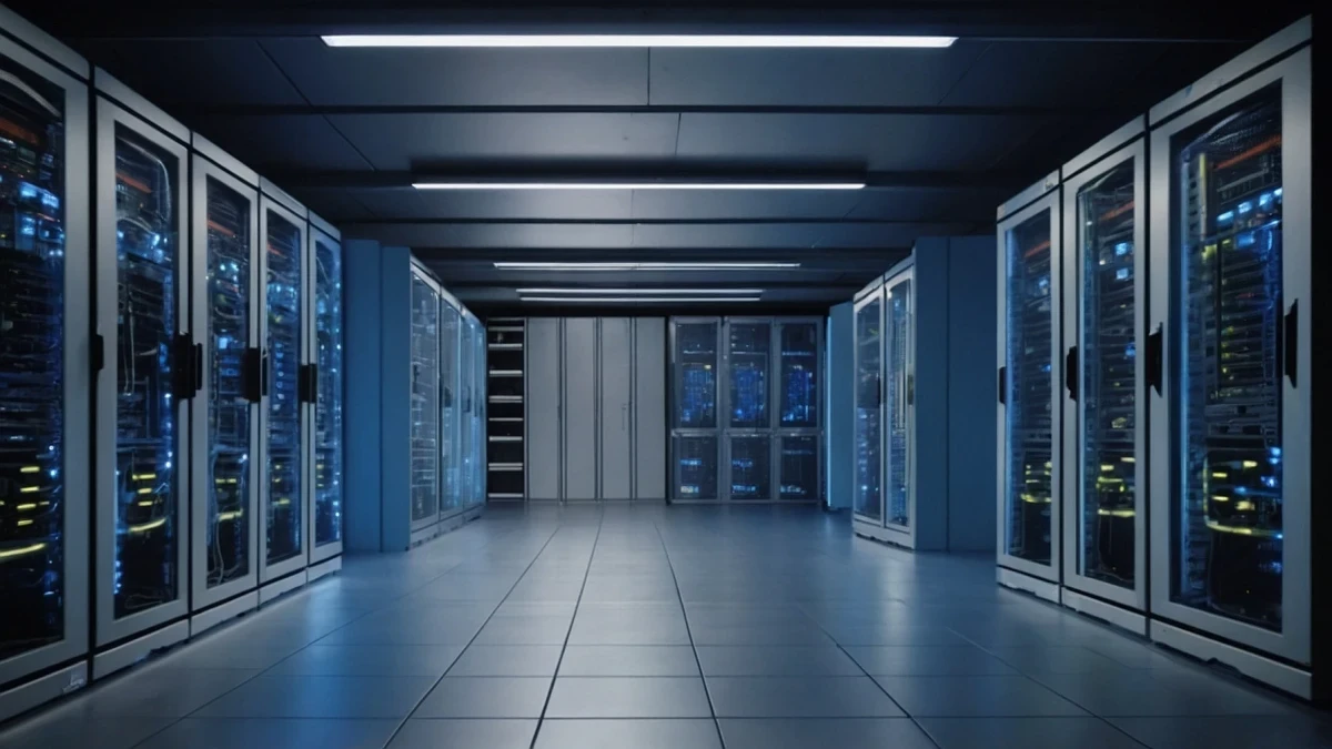 Ein Serverraum mit Containern, in denen verschiedene Anwendungen ausgef&uuml;hrt werden | SPIRIT/21