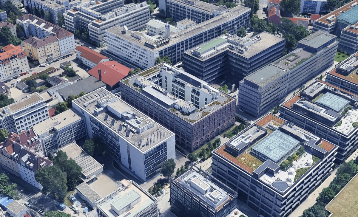 SPIRIT/21 Standort in M&uuml;nchen aus der Vogelperspektive  | SPIRIT/21